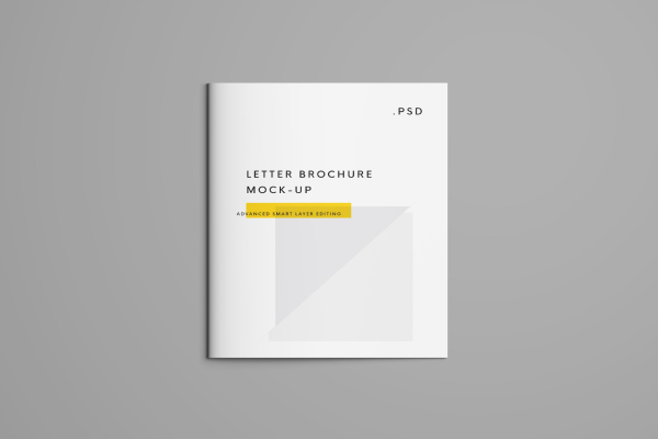 US Letter Brochure Mockup