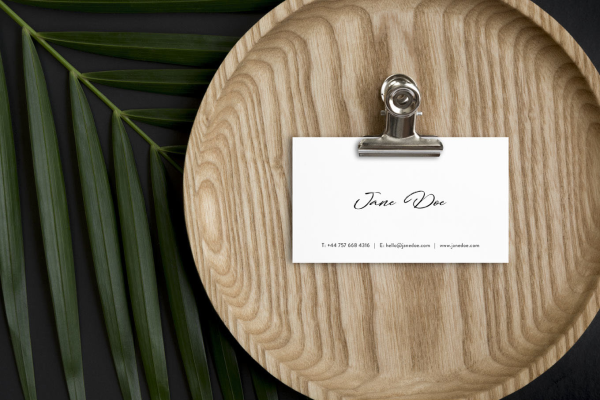 Minimalistic Business Card Mockups