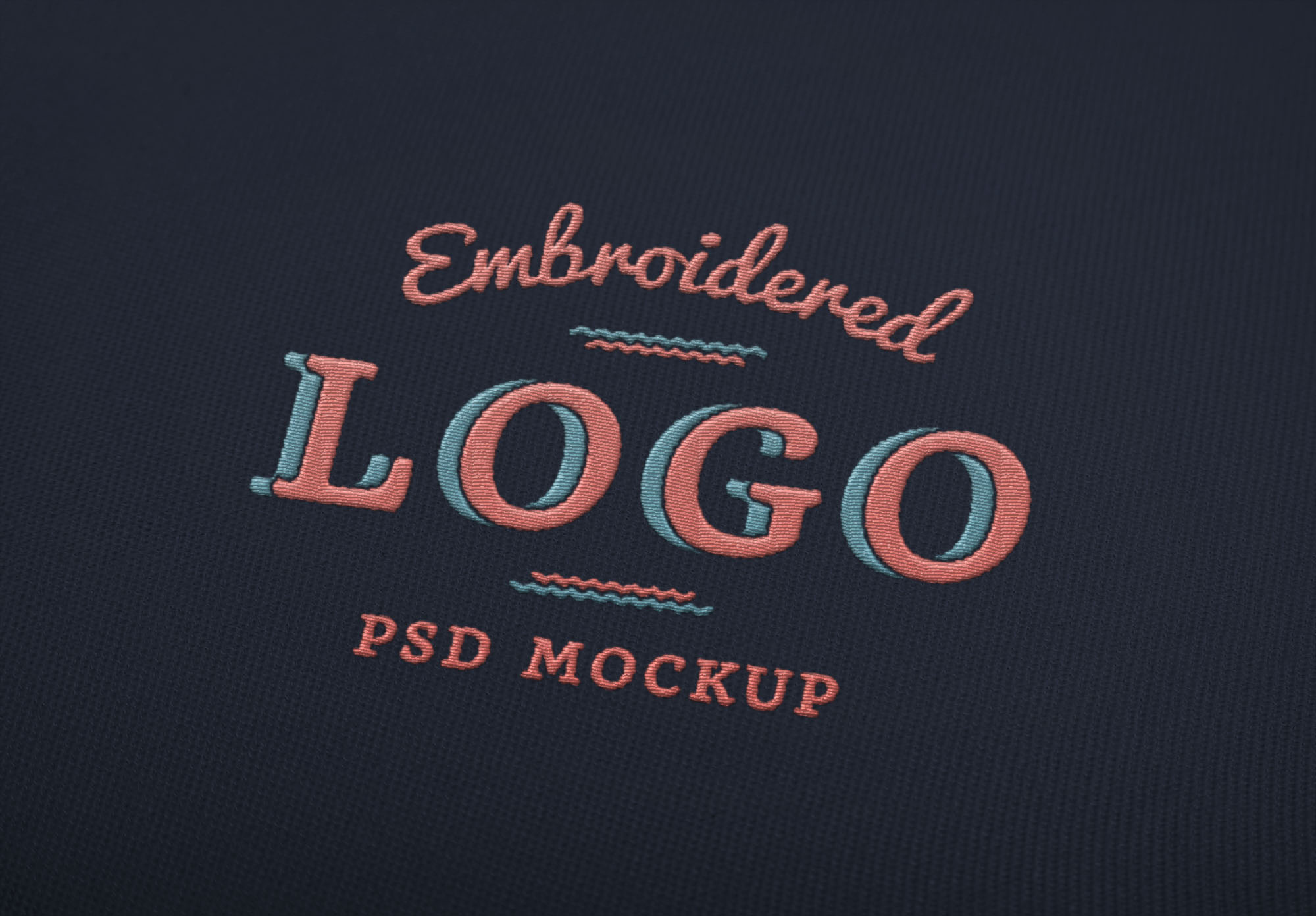 Embroidered Logo Mockup