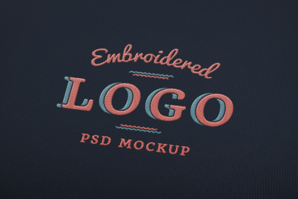 Embroidered Logo Mockup