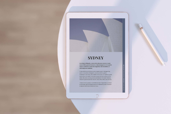 iPad Tablet Mockup