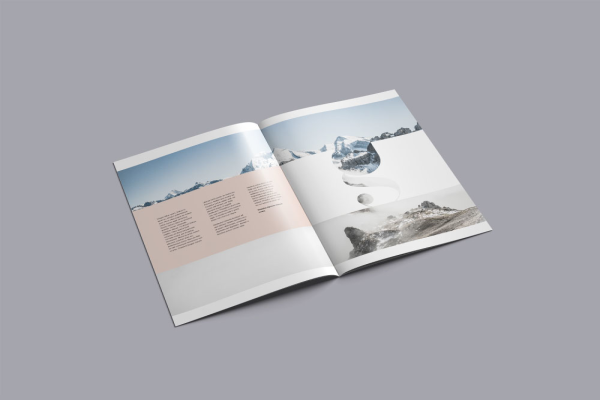 A4 Brochure Catalog Mockup