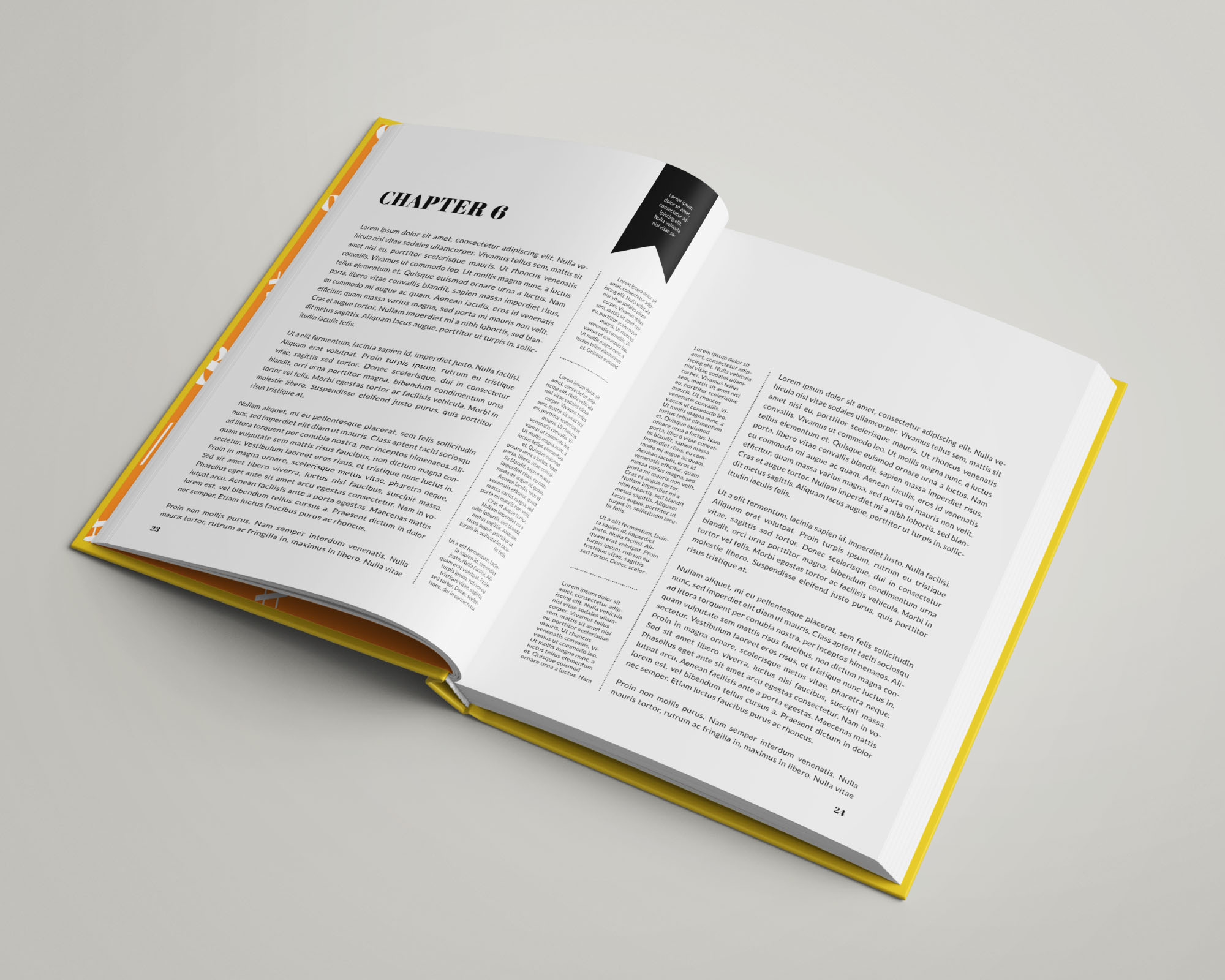 Cool Hardcover Book Mockup