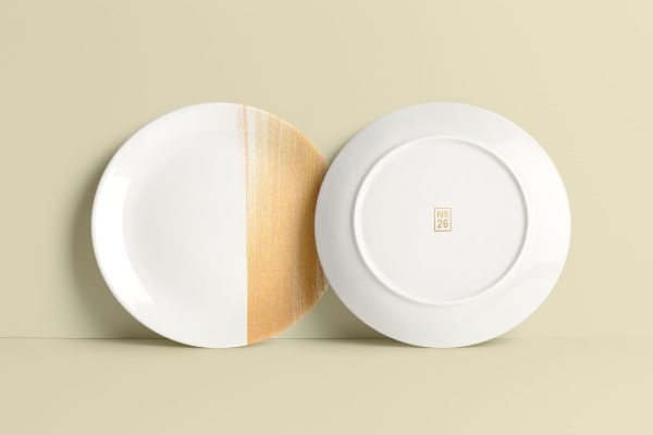 Round Plate Photoshop Mockup