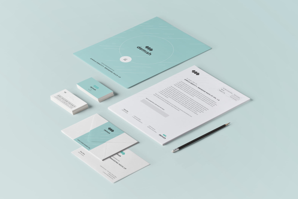 Simplified Branding Stationery Mockup