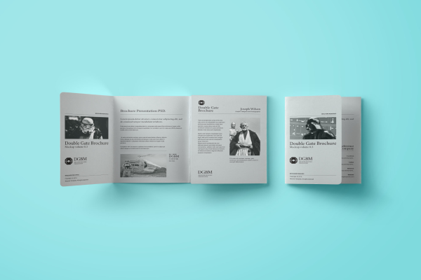 Double Gate Brochure Mockup