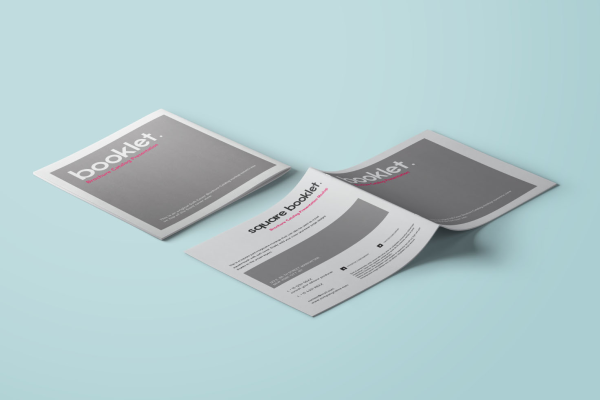 Square Perspective Brochure Mockup