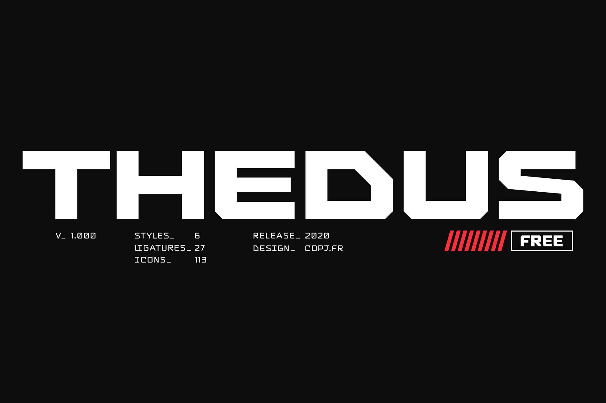 Thedus Display Font