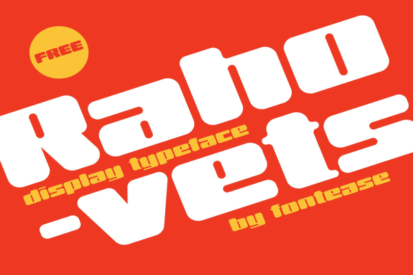 Rahovets Retro Display Font