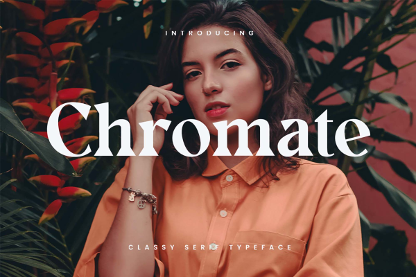 Chromate Serif Typeface