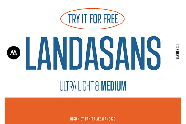 Landasans Sans Serif Font