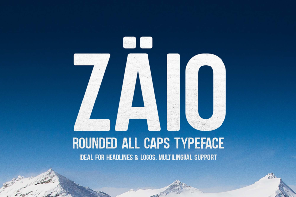 Zaio Rounded Font