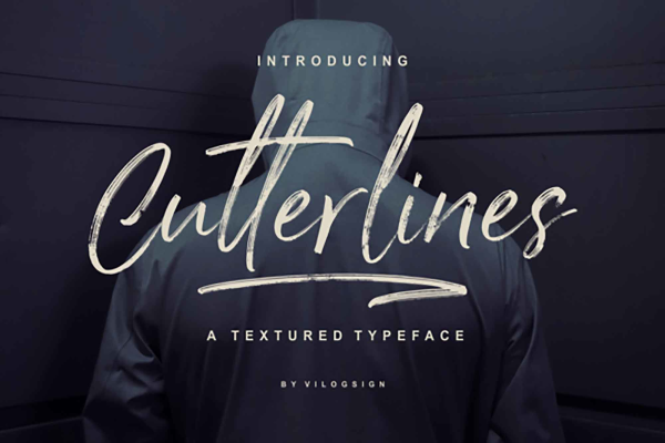 Cutterlines Brush Font