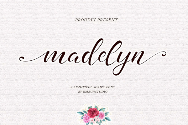 Madelyn Chic Script Font