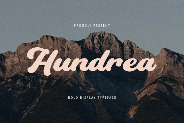 Hundrea Script Font