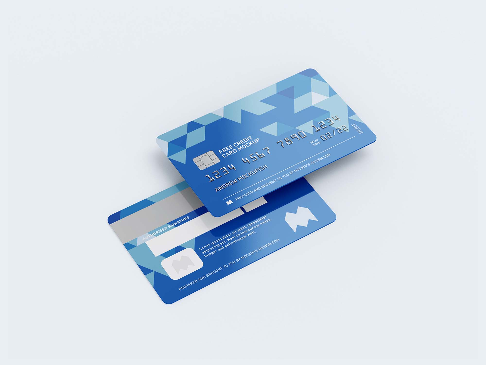 5 Credit Card Mockups