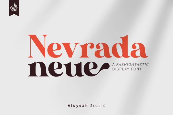 Nevrada Neue Display Font