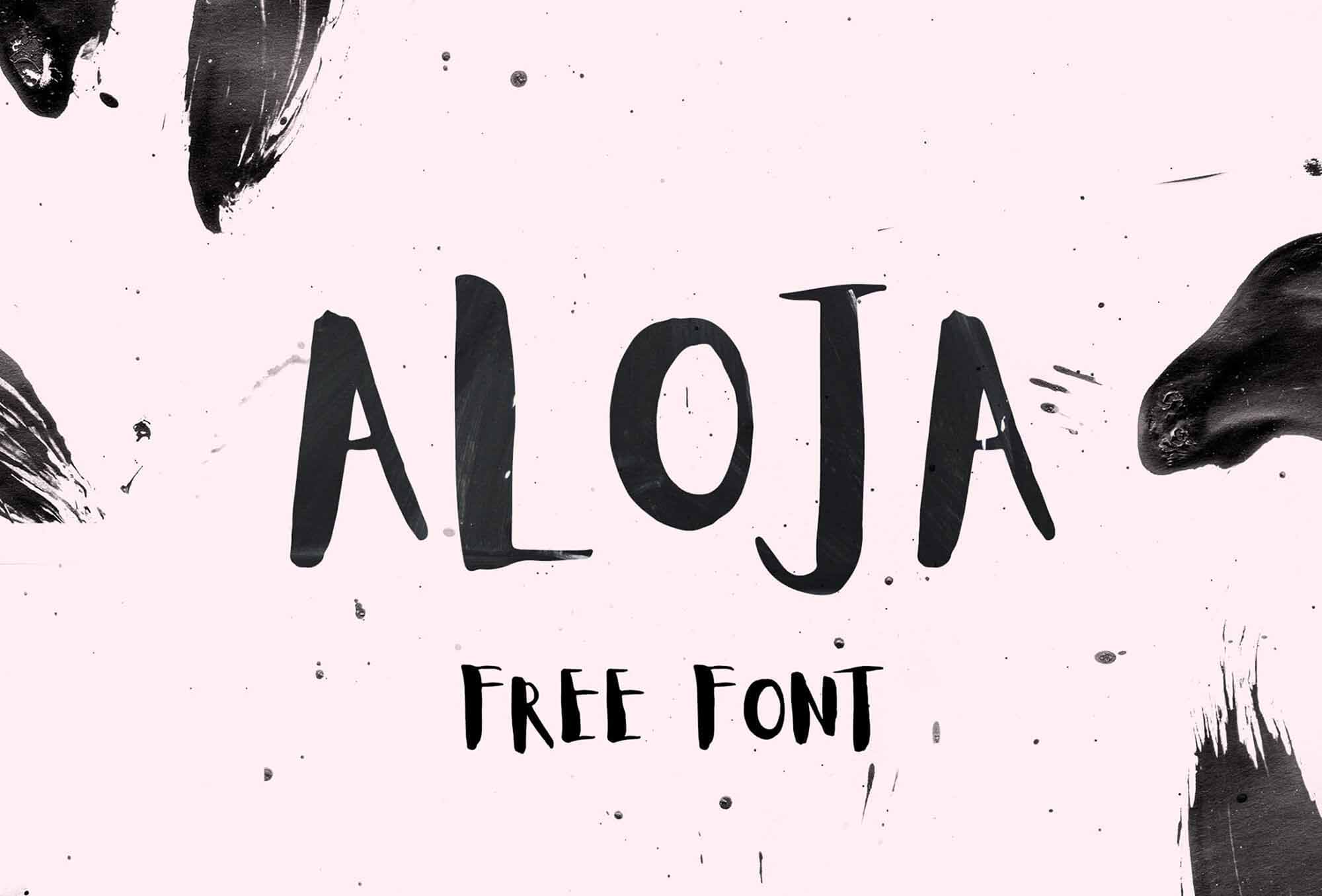 Aloja Handwritten Font