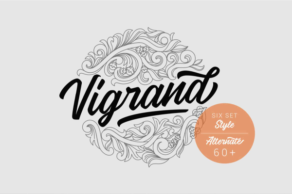 Vigrand Vintage Script Font