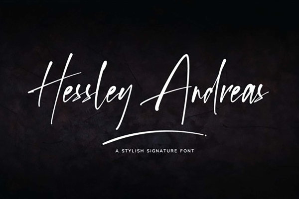 Hessley Andreas Script Font