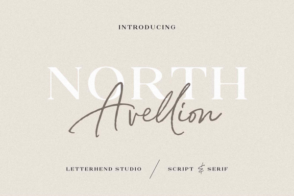 North Avellion Font Duo