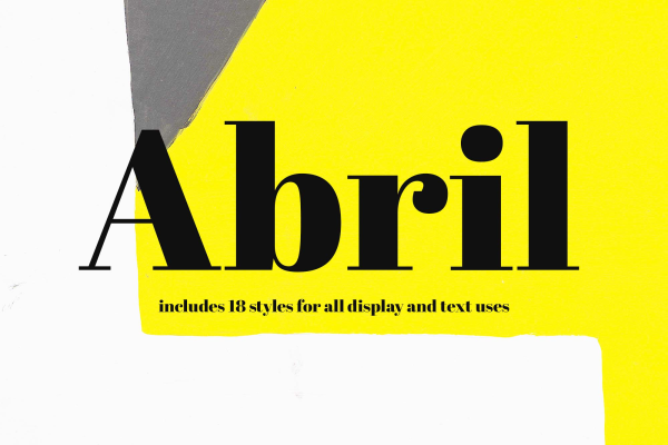 Abril Fatface Font
