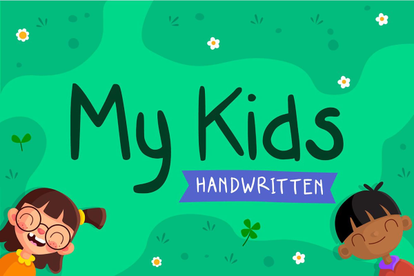 My Kids Handwritten Font