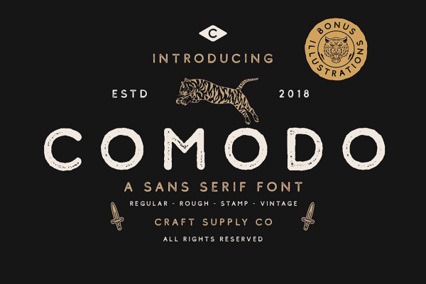 Comodo Sans Serif Font