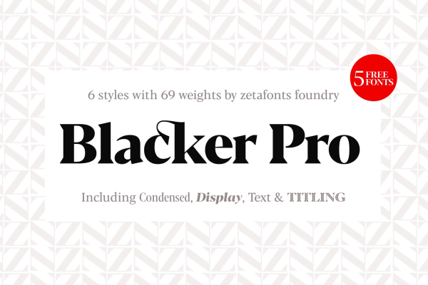 Blacker Wedge Serif Font