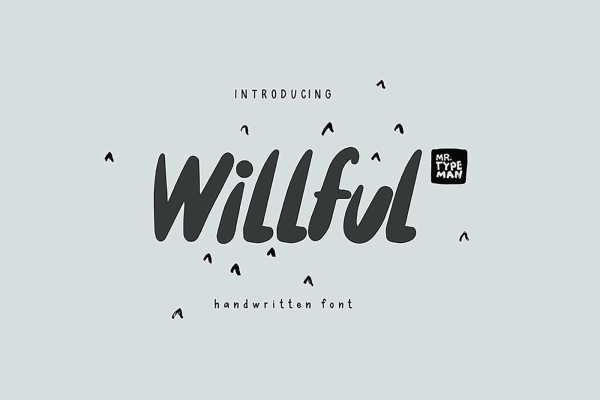 Willful Handwritten Font