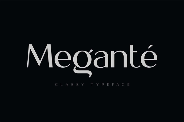 Megante Display Font