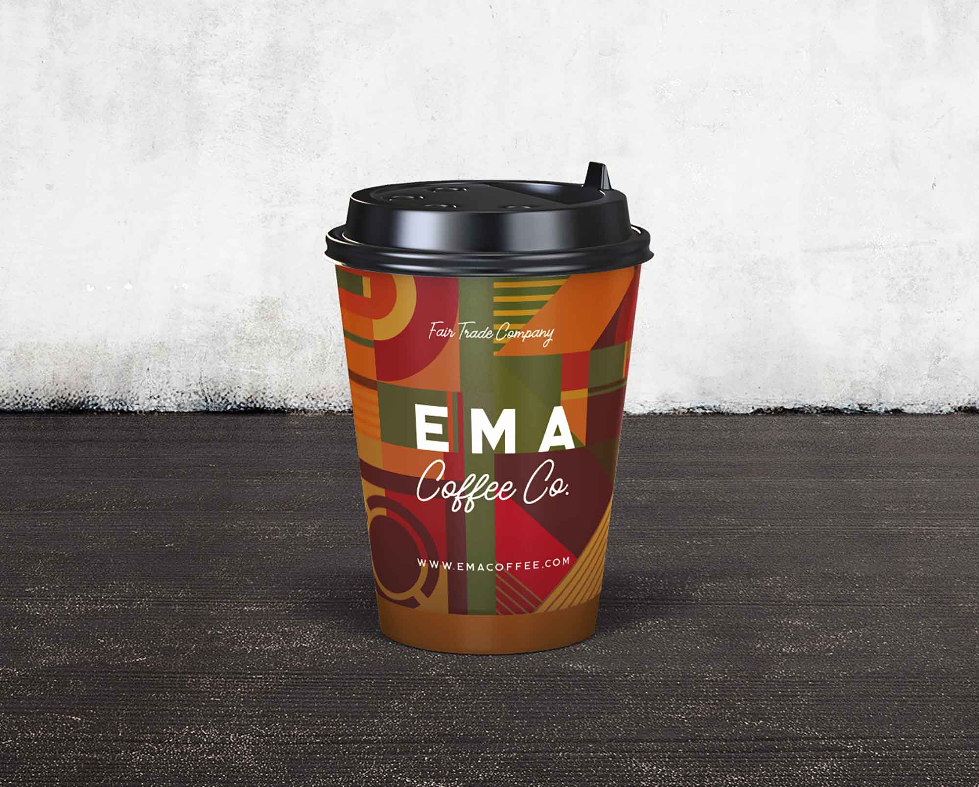 Coffee Paper Cup Mockup