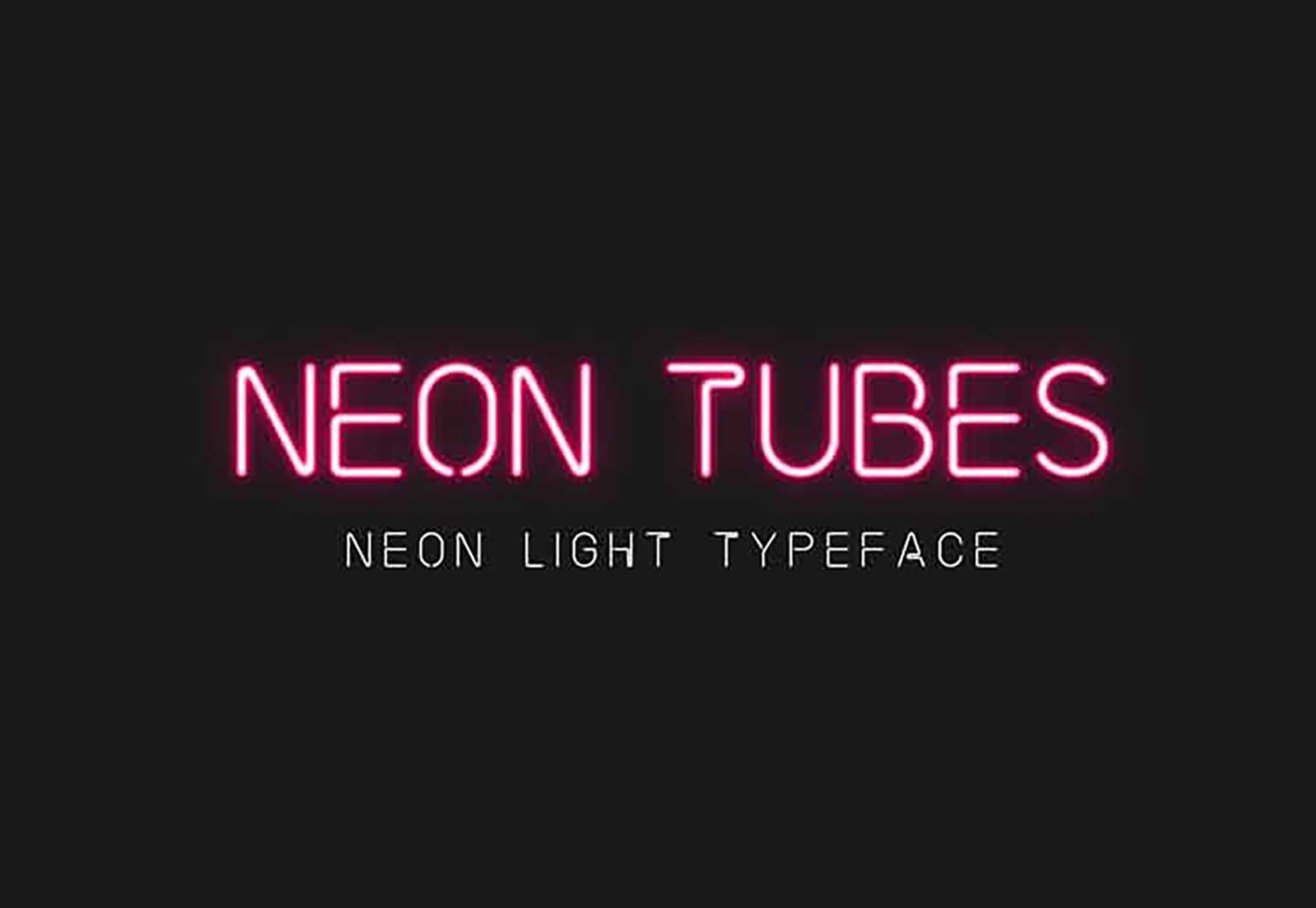 Neon Tubes Font
