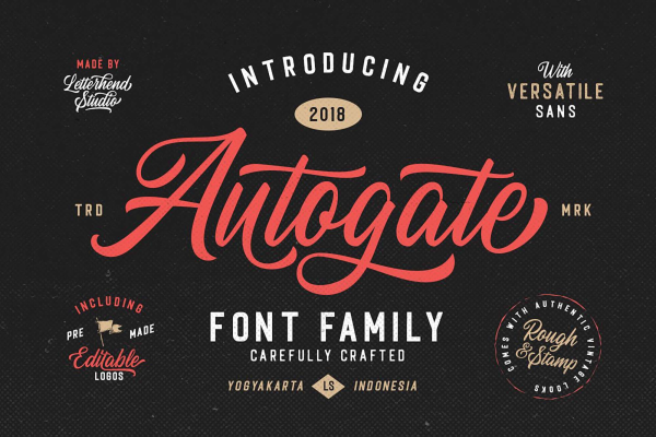 Autogate Script Duo Font