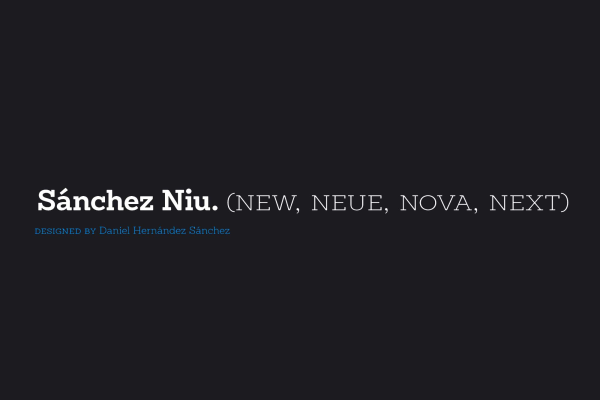 Sánchez Niu Font