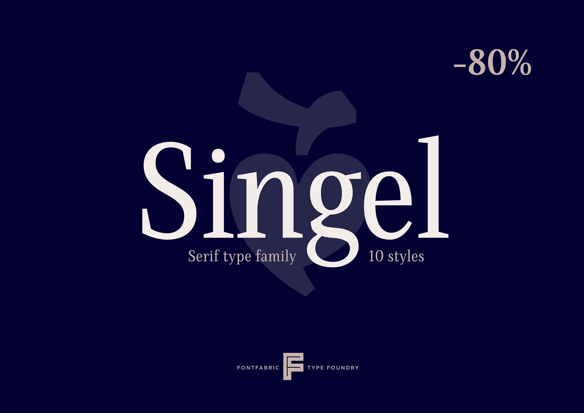 Singel Serif Font Family