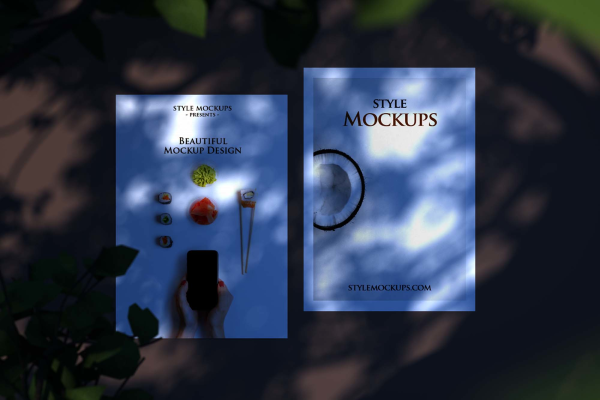 A5 Realistic Mockup