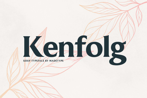 Kenfolg Serif Font