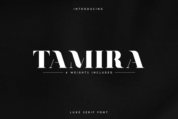 Tamira serif Font