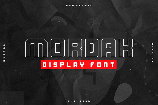 Mordak Display Font