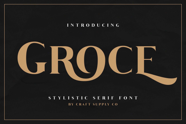 Groce Serif Font