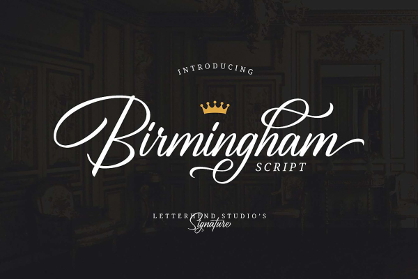 Birmingham Signature Font