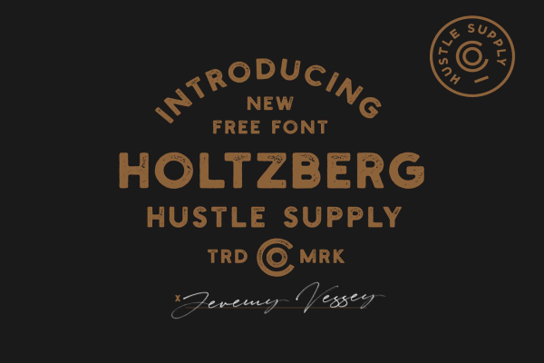 Holtzberg Typeface Font