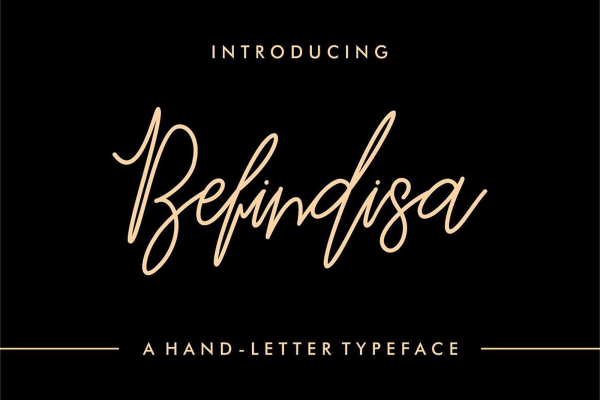 Befindisa Script Font