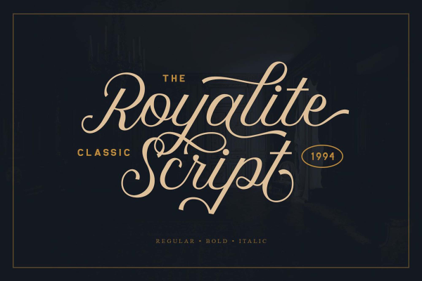 Royalite Script Font