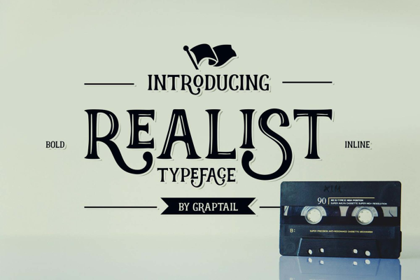 Realist Typeface Front