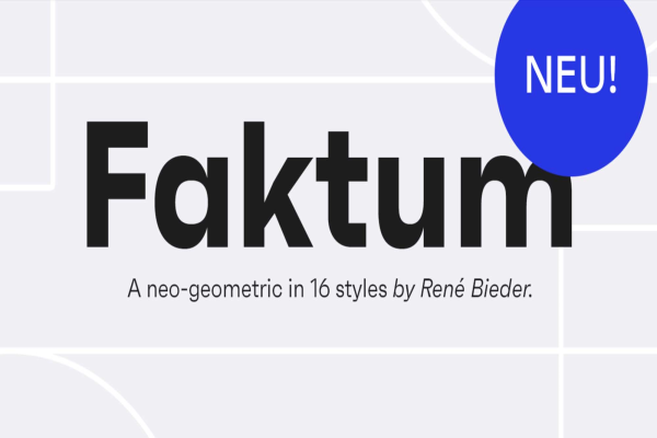 Faktum Sans Serif Font