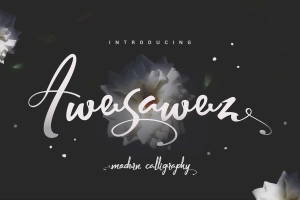 Awesawez Script Font