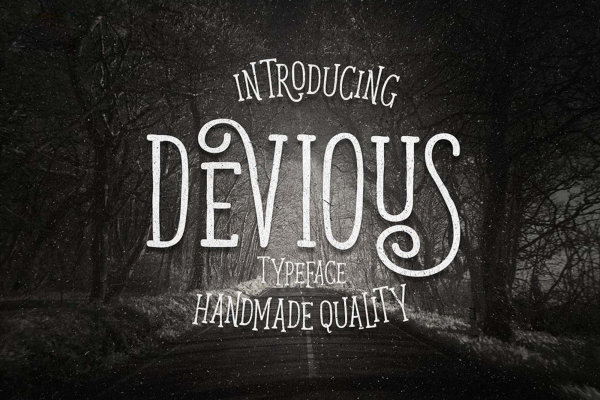 Devious Retro Typeface Font