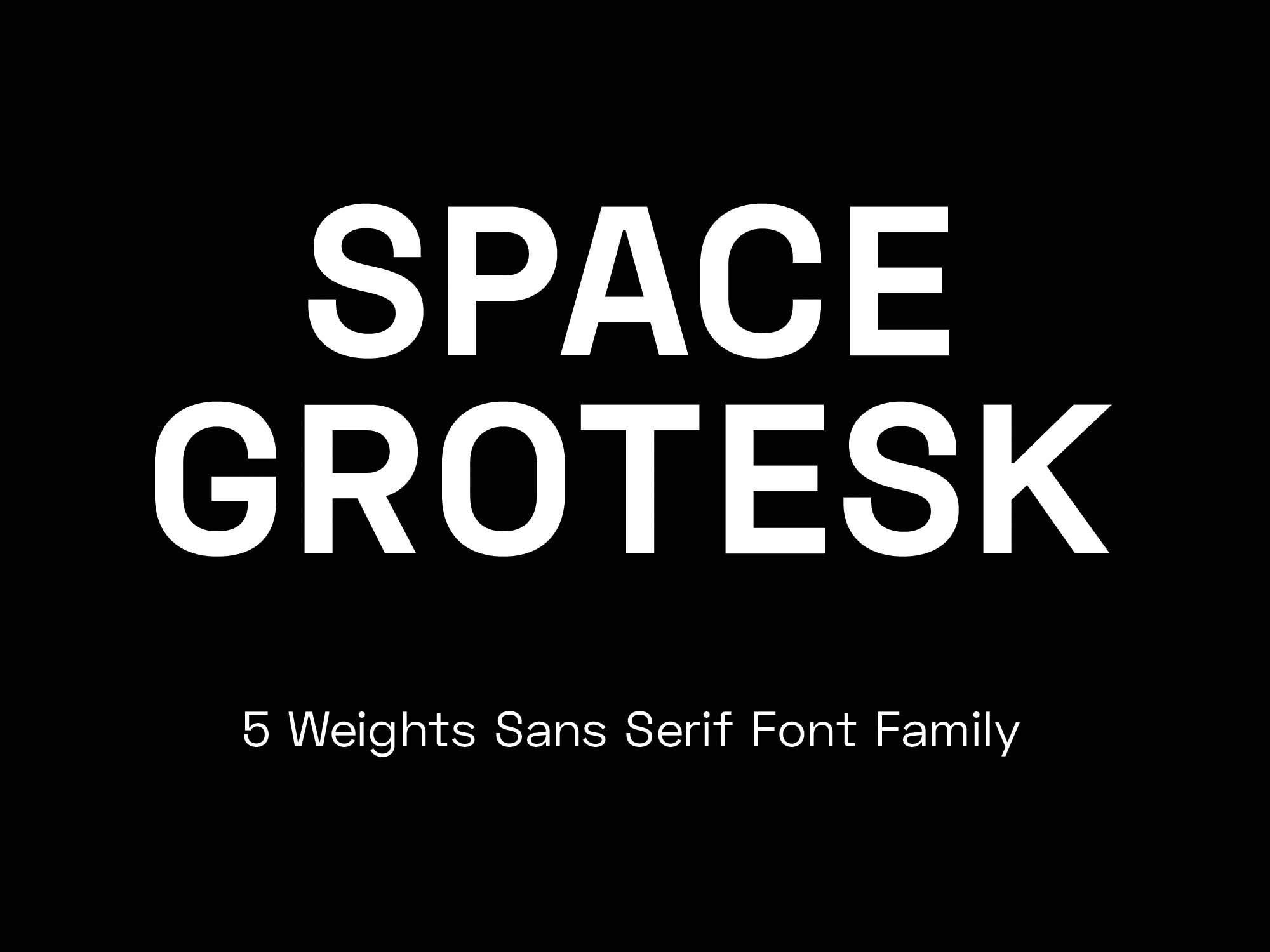 Space Grotesk Font